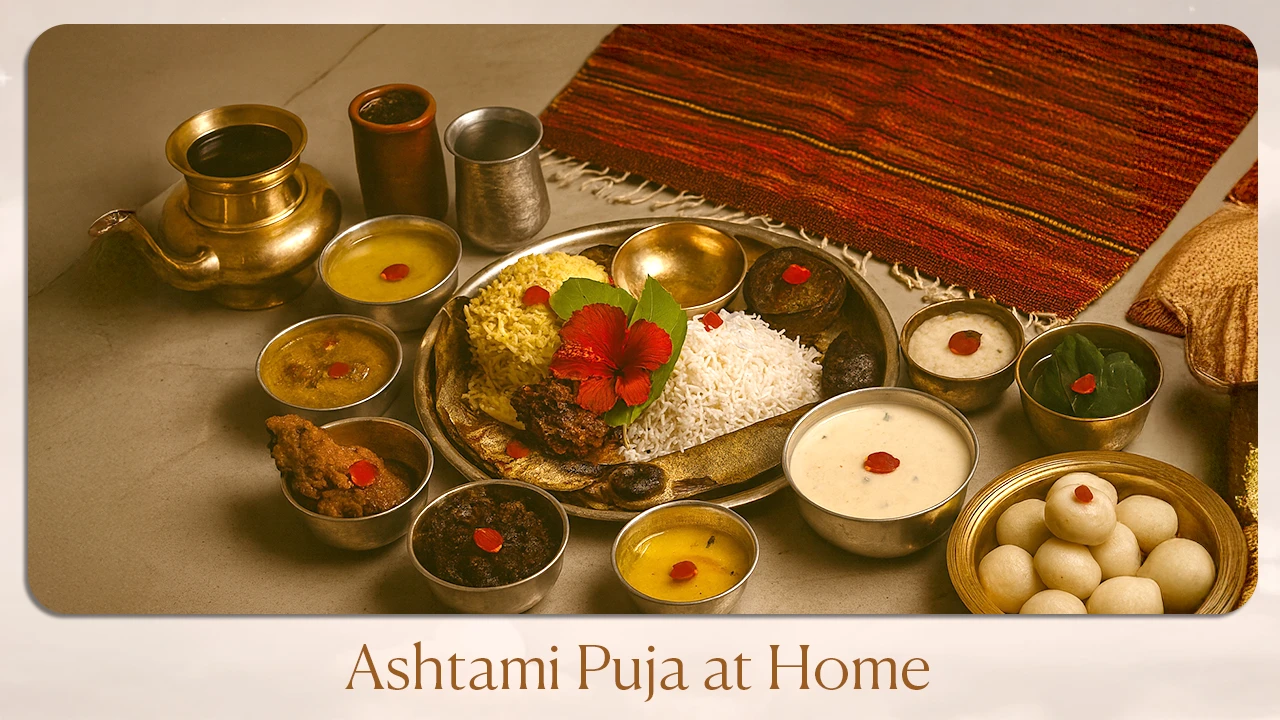 Ashtami Puja At Home